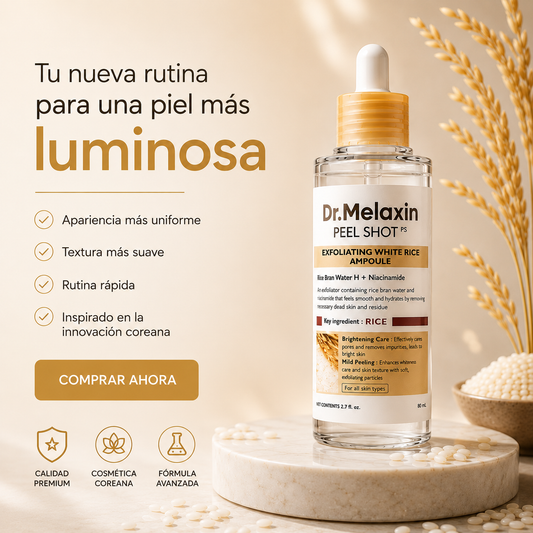 Ampolla Exfoliante de Arroz Blanco