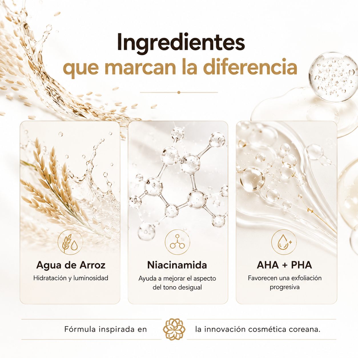 Exfoliante de Ampolla de Arroz
