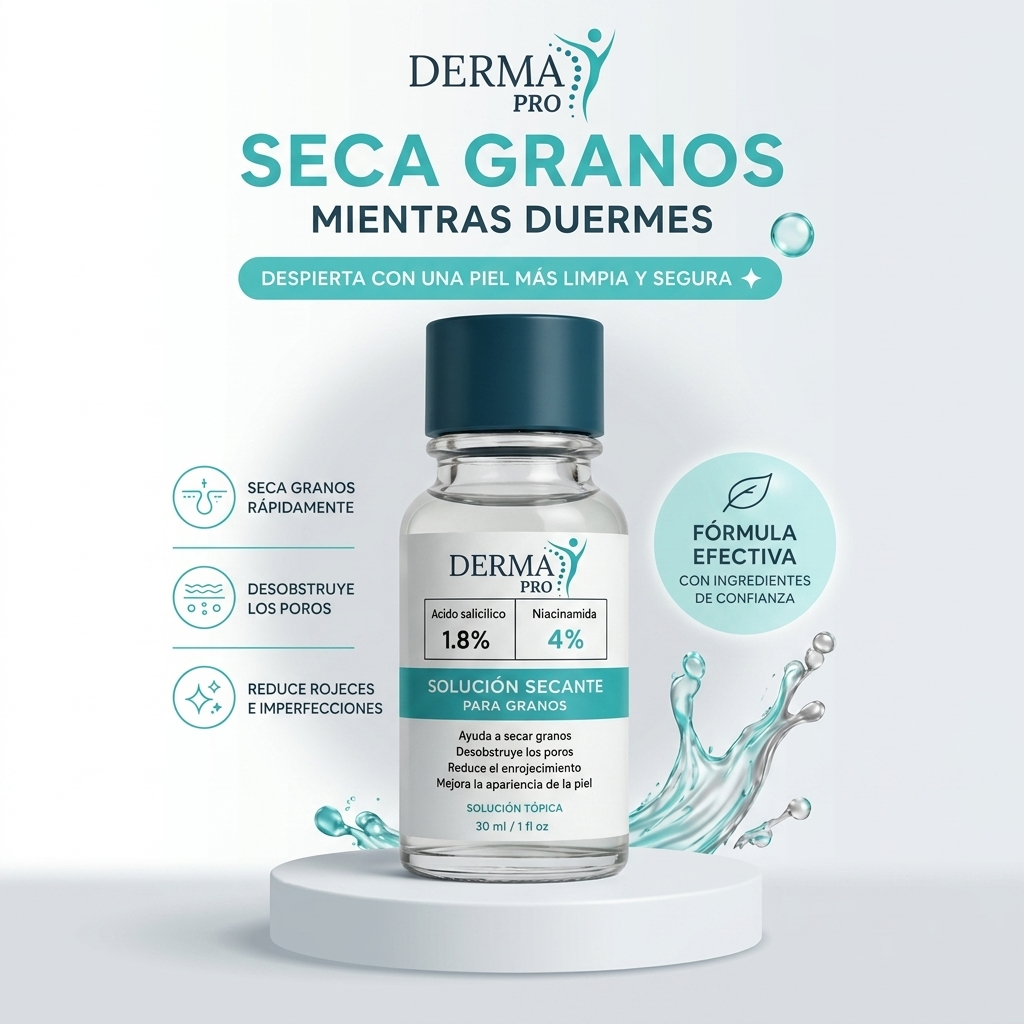 DERMA PRO™ Solución Secante Avanzada Para Granos Acné